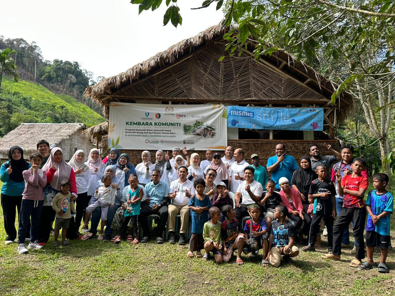 KEMBARA KOMUNITI BERSAMA KOMUNITI ORANG ASLI CHENAN CHERAH BARU